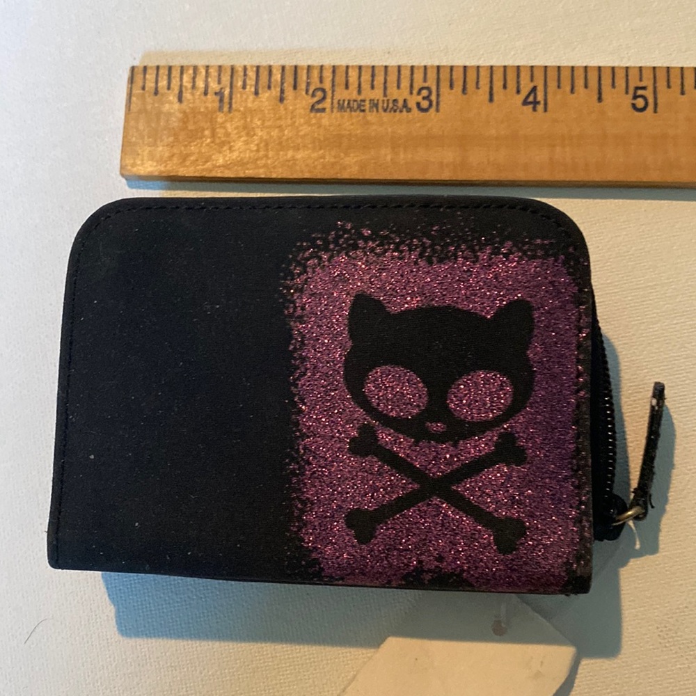 NWT Black Cat & Crossbones Wallet